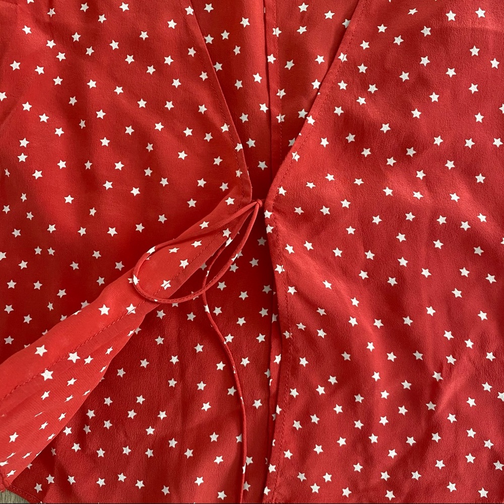 Realisation Par Bianca Star Tie Silk Top - Picture 16 of 16